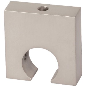 Mydeco Deckenhalterung für Gardinenstange, Edelstahl-Optik, Ø 1,6 cm.