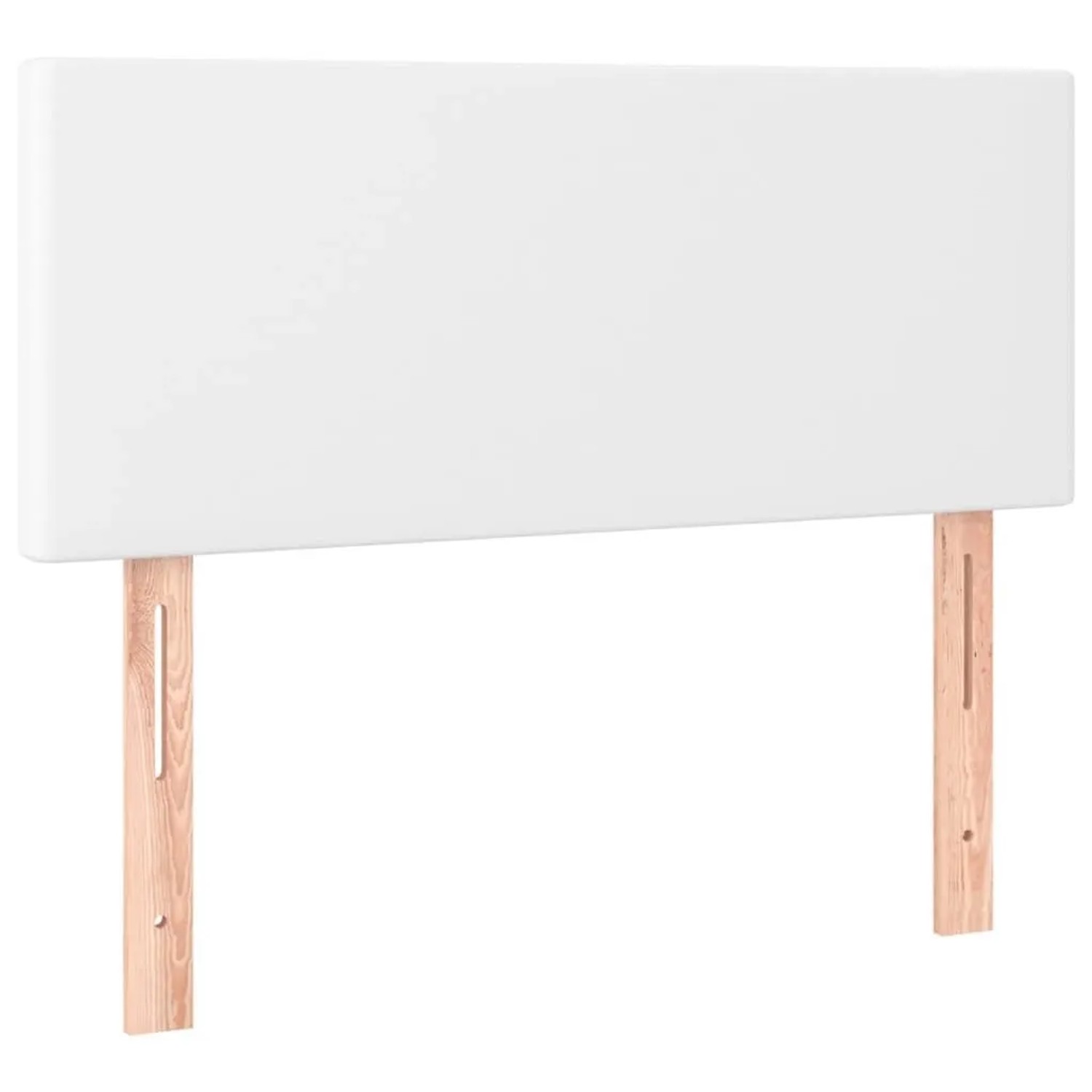 vidaXL Kopfteil Weiß 80x5x78/88 cm Kunstleder 345733