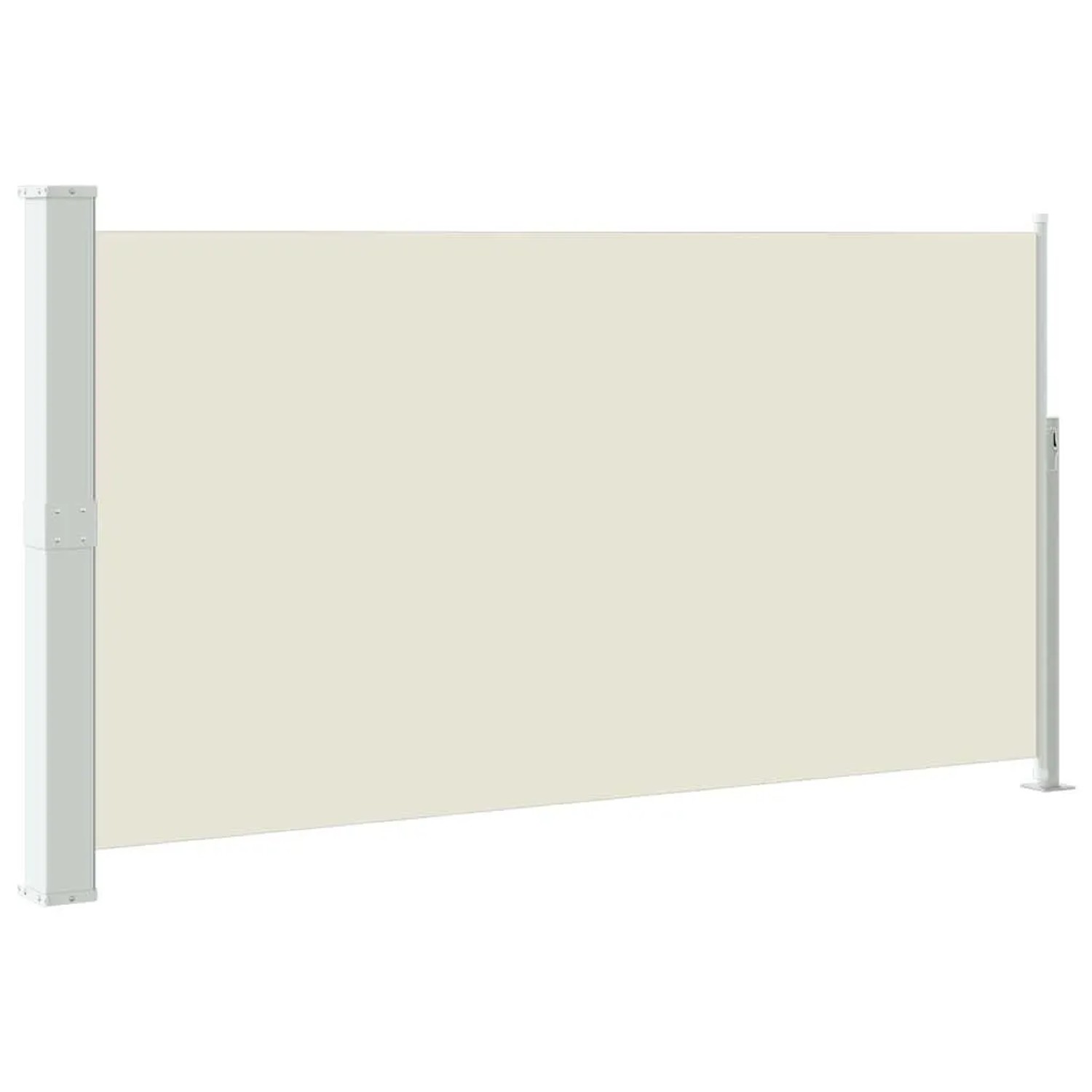 vidaXL Ausziehbare Seitenmarkise 170×300 cm Creme 48365
