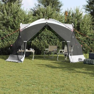 vidaXL Zelte mit Dach Grau 434 x 434 x 230 cm Polyester 4100696