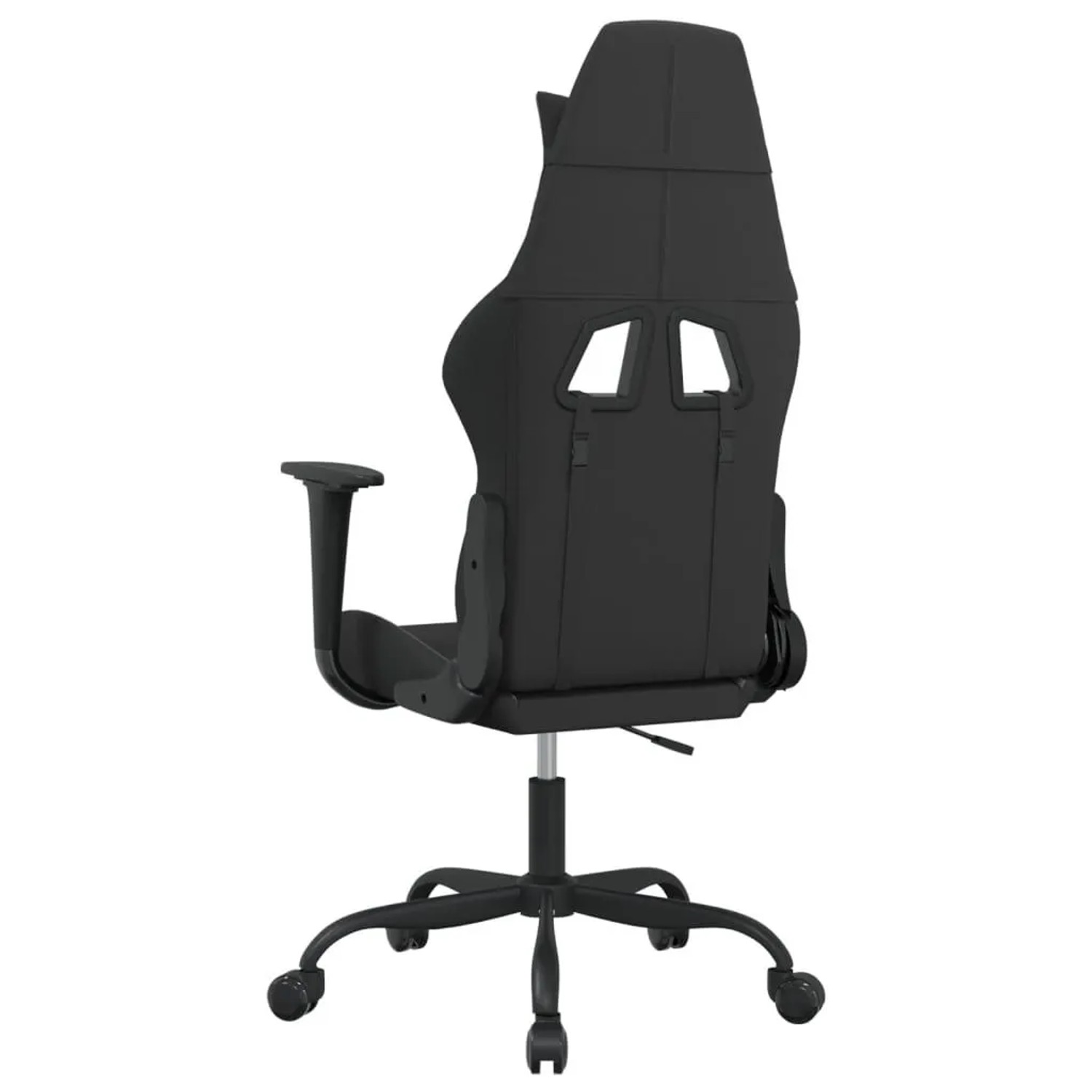 vidaXL Gaming-Stuhl mit Massagefunktion Schwarz und Hellgrau Stoff 345470_5