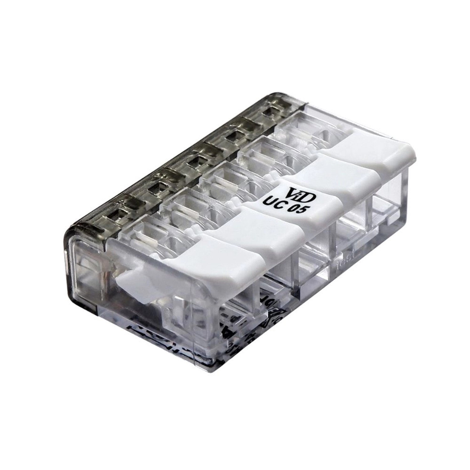 ViD Hebelklemme UC05 0,2-4,0 mm² 5-Polig 25 Stück