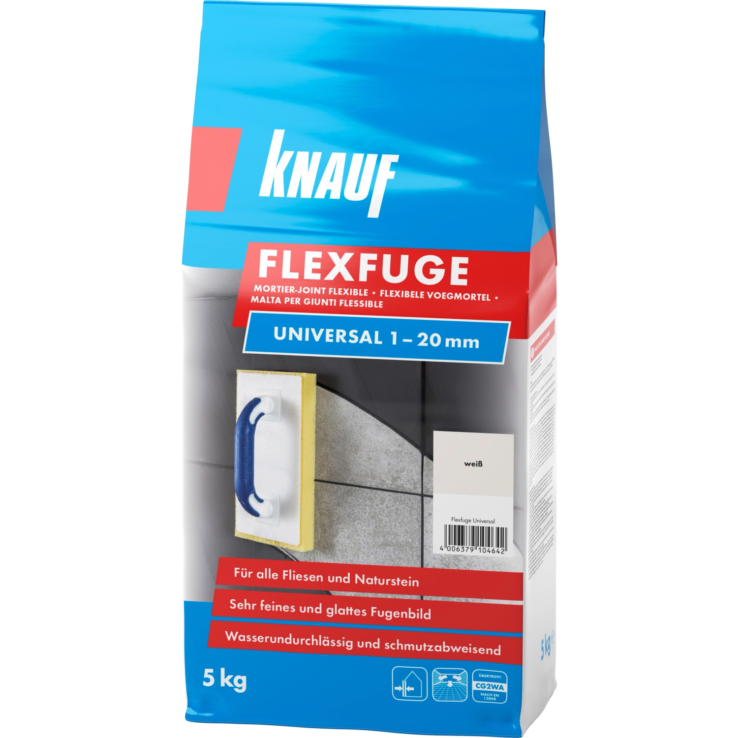 Knauf Fugenmörtel Flexfuge Universal Weiß  5 kg