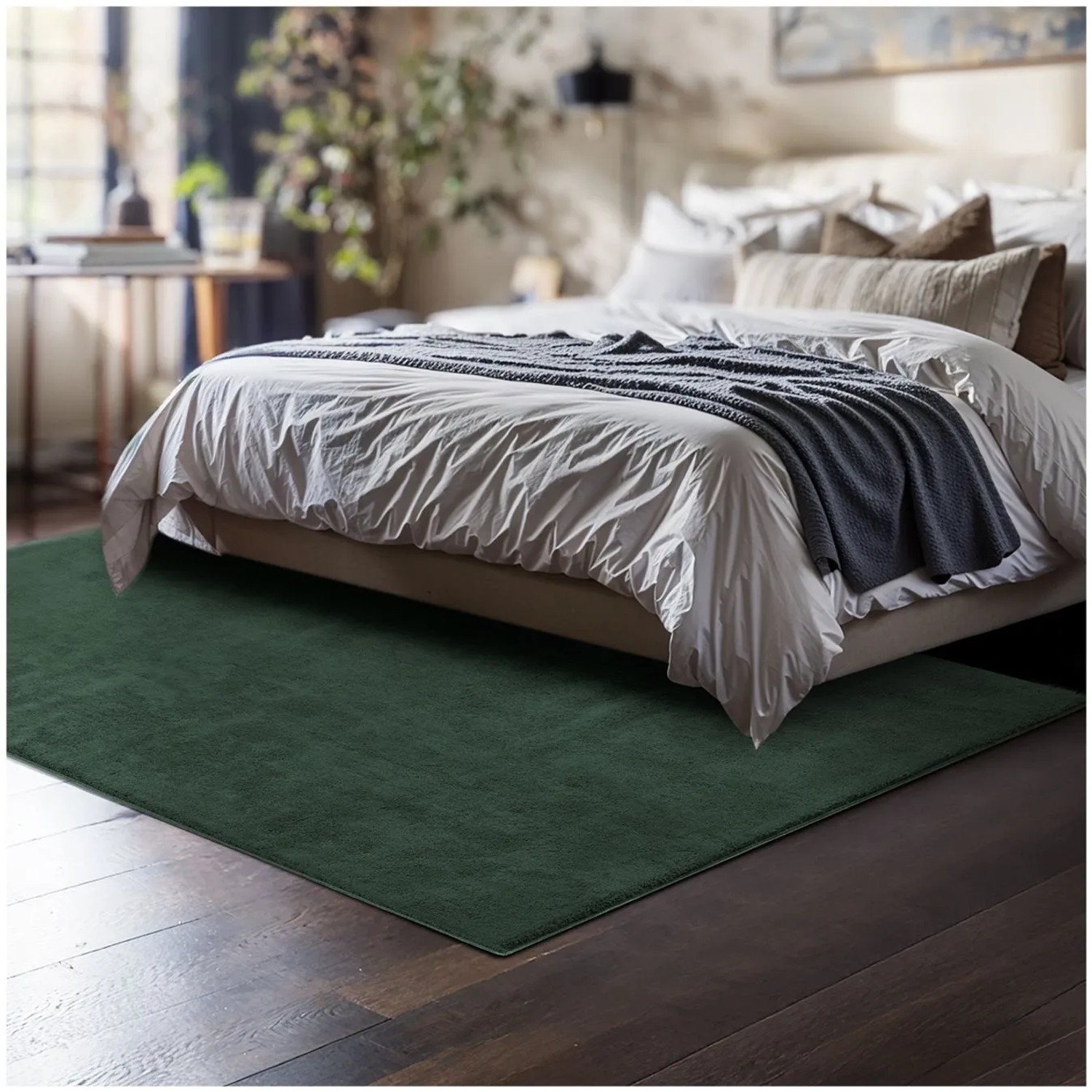 Tectake Kurzflorteppich Soft Zone Verschiedene Größen Und Farben Flauschige Oberfläche 1630 G M² Florgewicht 120 X 170 Cm 120 X 170 X 1 50 Cm