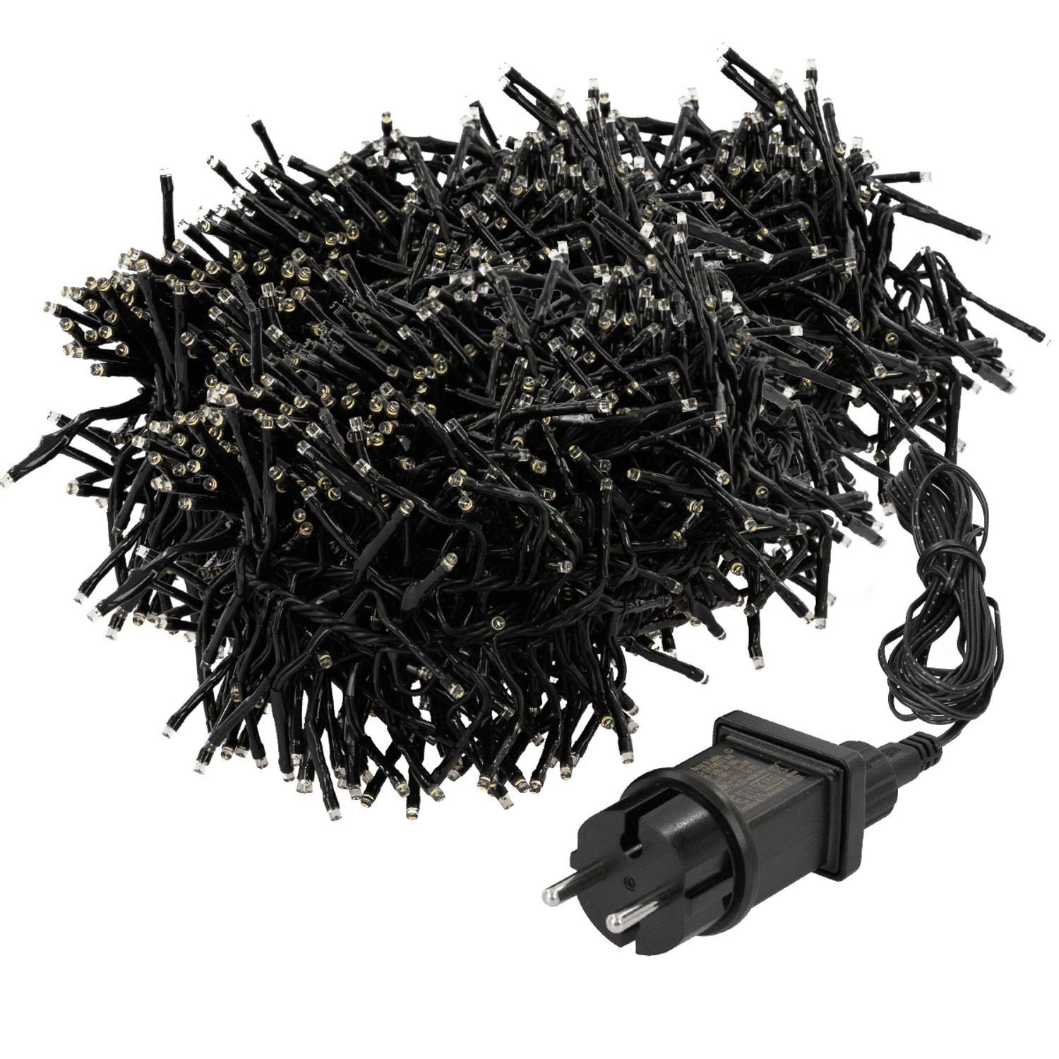 Thumbnail - ECD Germany LED Büschel Lichterkette 14,5m 2016 LEDs Warmweiß Strombetrieb