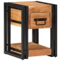 vidaXL Nachttisch Braun 30 x 30 x 40 cm Massivholz Akazie 4016710_2