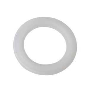 Weiße Kirchhoff Silikondichtung, 42x62,5x6 mm, für 32 mm (1 1/4) Siphon- oder Ablaufverbindungen.