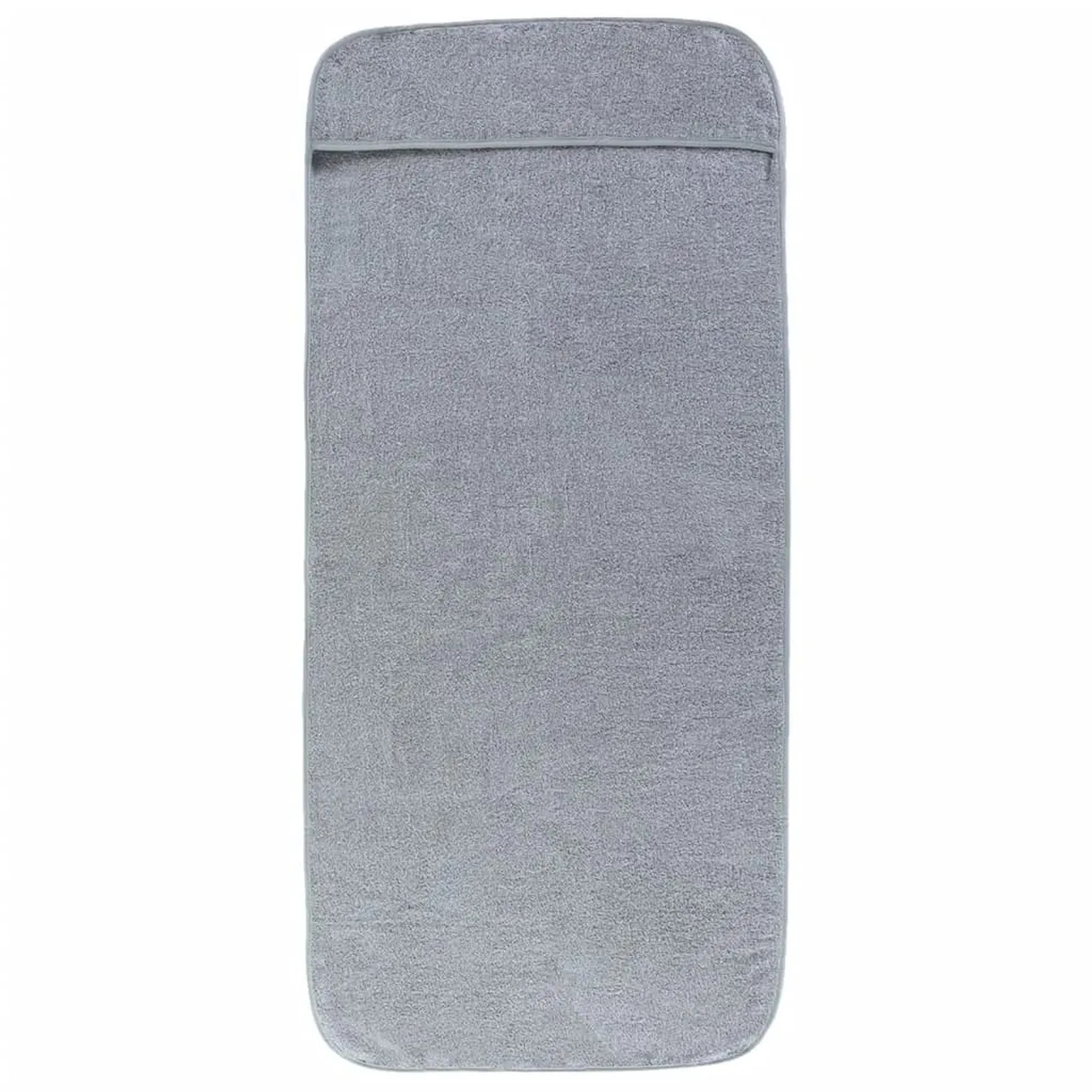 vidaXL Strandtücher 2 Stk Grau 75x200 cm Stoff 400 g/m² 362672