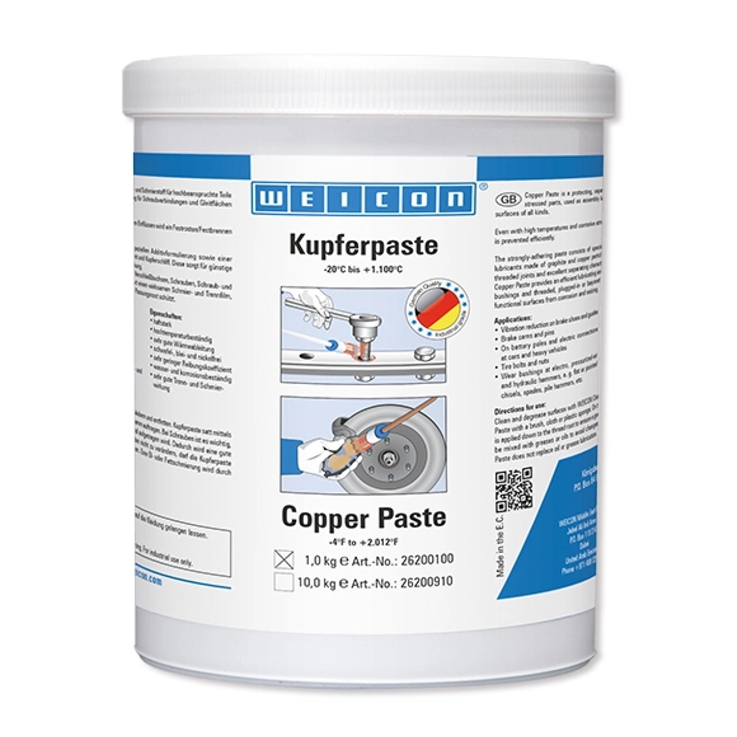 WEICON Kupferpaste        1 kg KP 1000