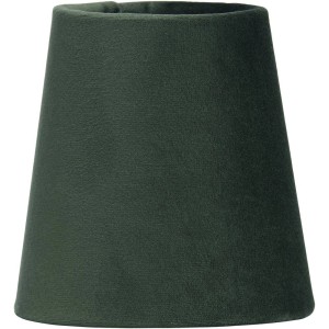 PR Home Lampenschirm Queen, smaragdgrün, Samt, 10x10cm, für Kerzenleuchtmittel.