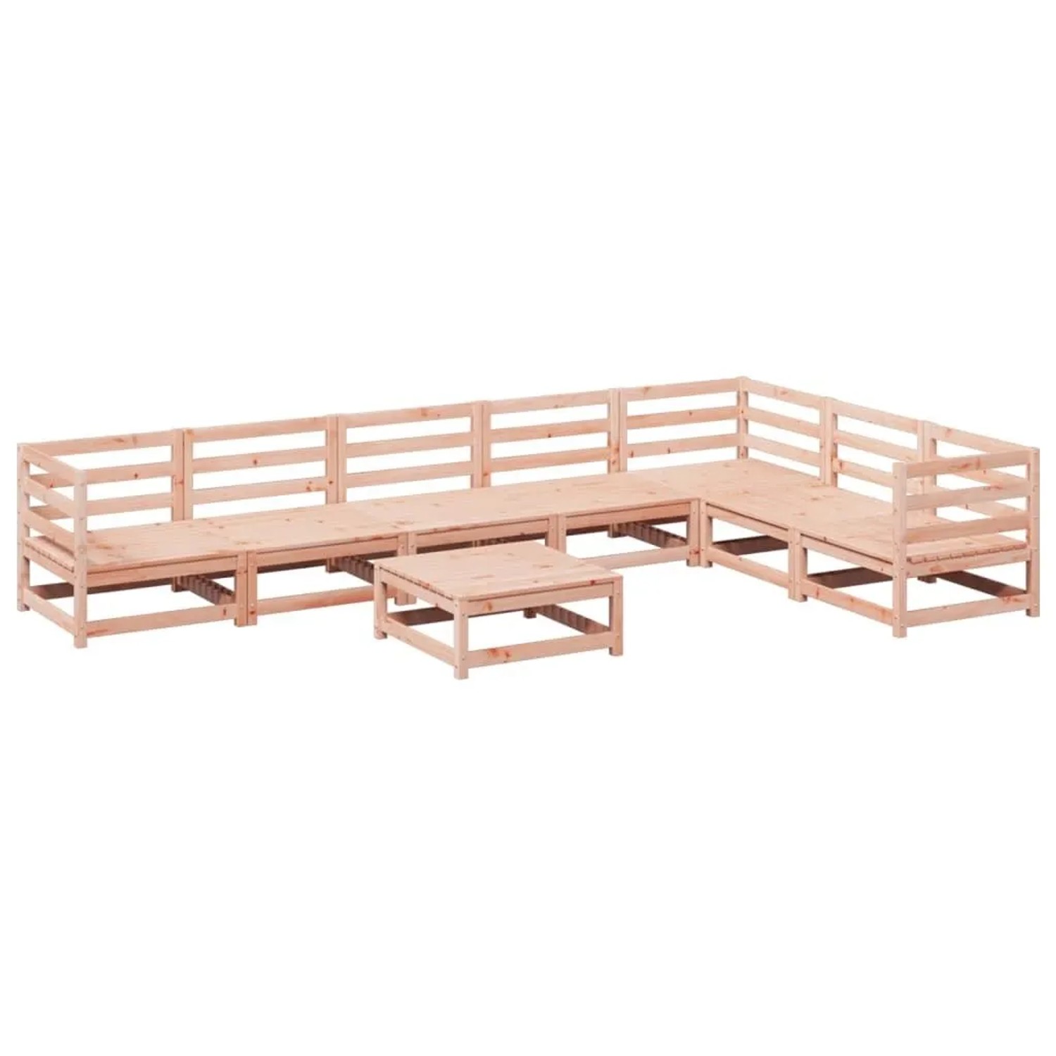 vidaXL 8 Tlg Garten-Sofagarnitur Massivholz Douglasie 3299476