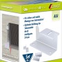 Schwaiger Z-Winkel 4er-Set für Solarmodule aus Aluminium, zur sicheren Montage und optimalen Belüftung.