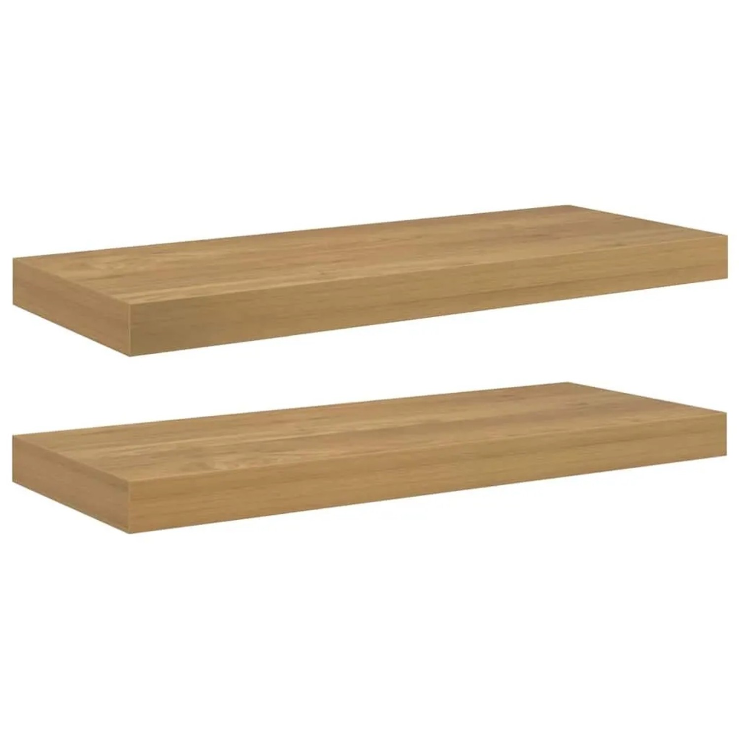 vidaXL Wandregal Wandmontiert 2 Stk Braun 50 x 23 x 4 cm Holzwerkstoff 42019948