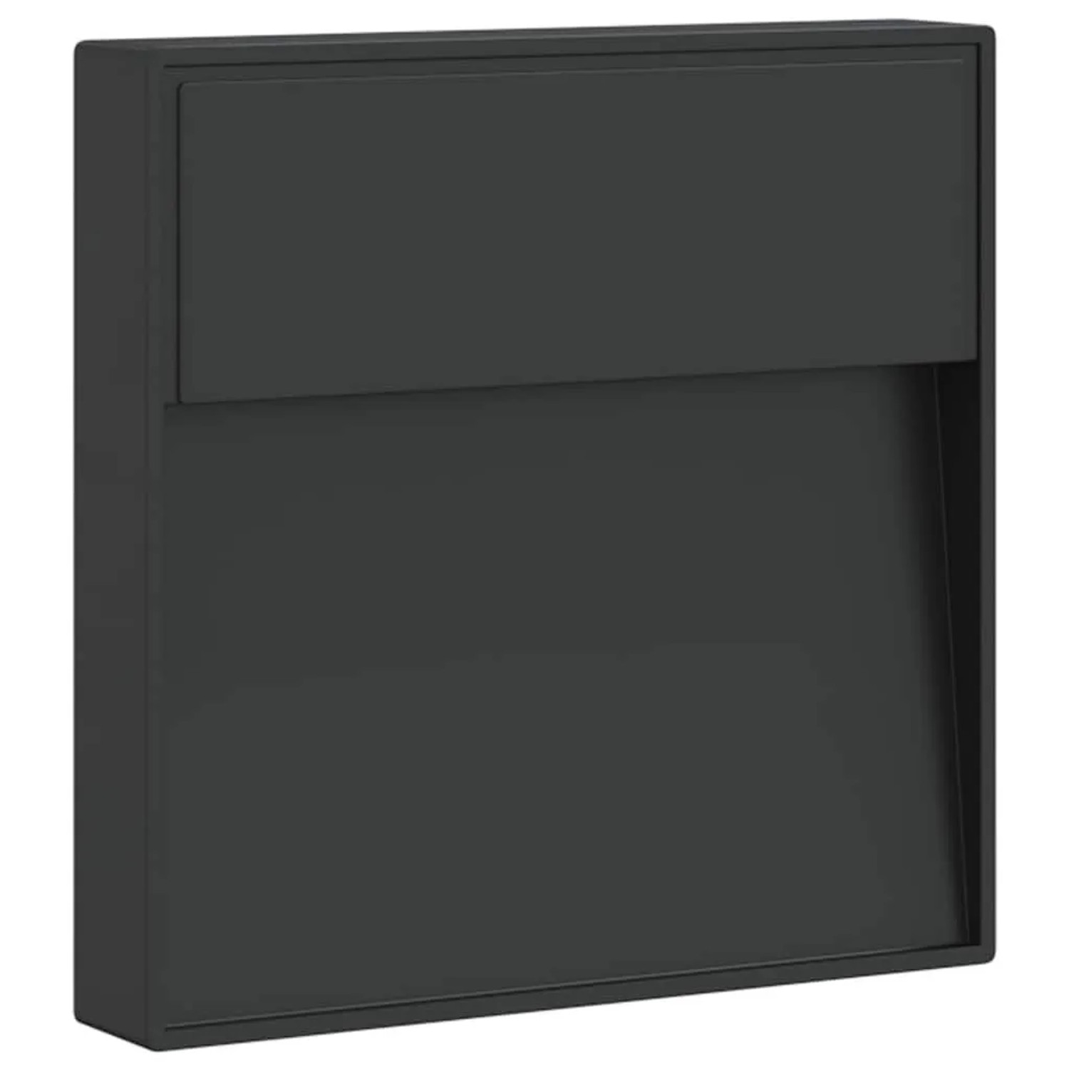 vidaXL LED-Außenwandleuchte Schwarz Aluminiumdruckguss 4006338