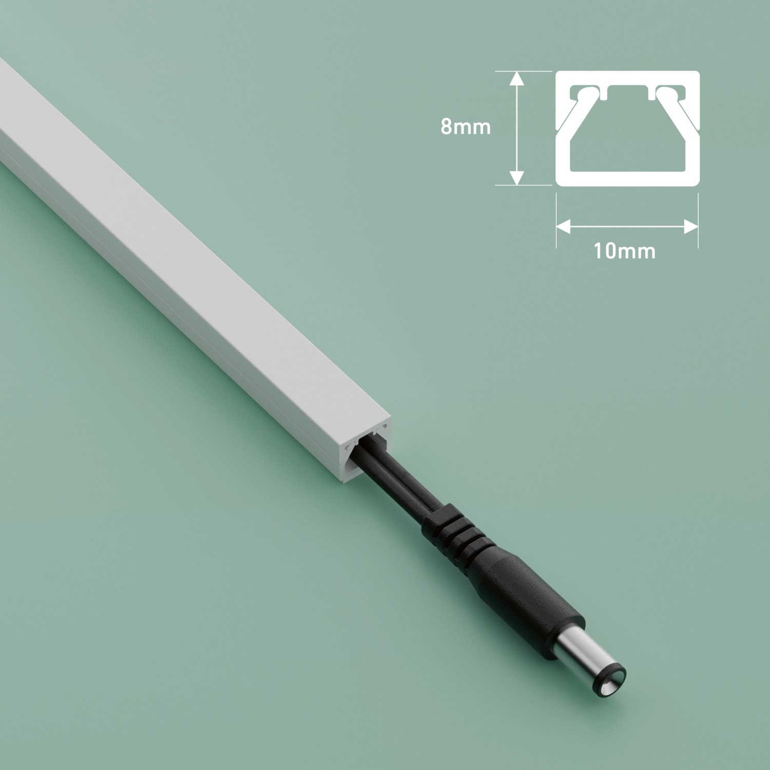 5 D-Line Kabelkanal Biegungen Weiß - Für 3x1,5cm Kabelkanäle