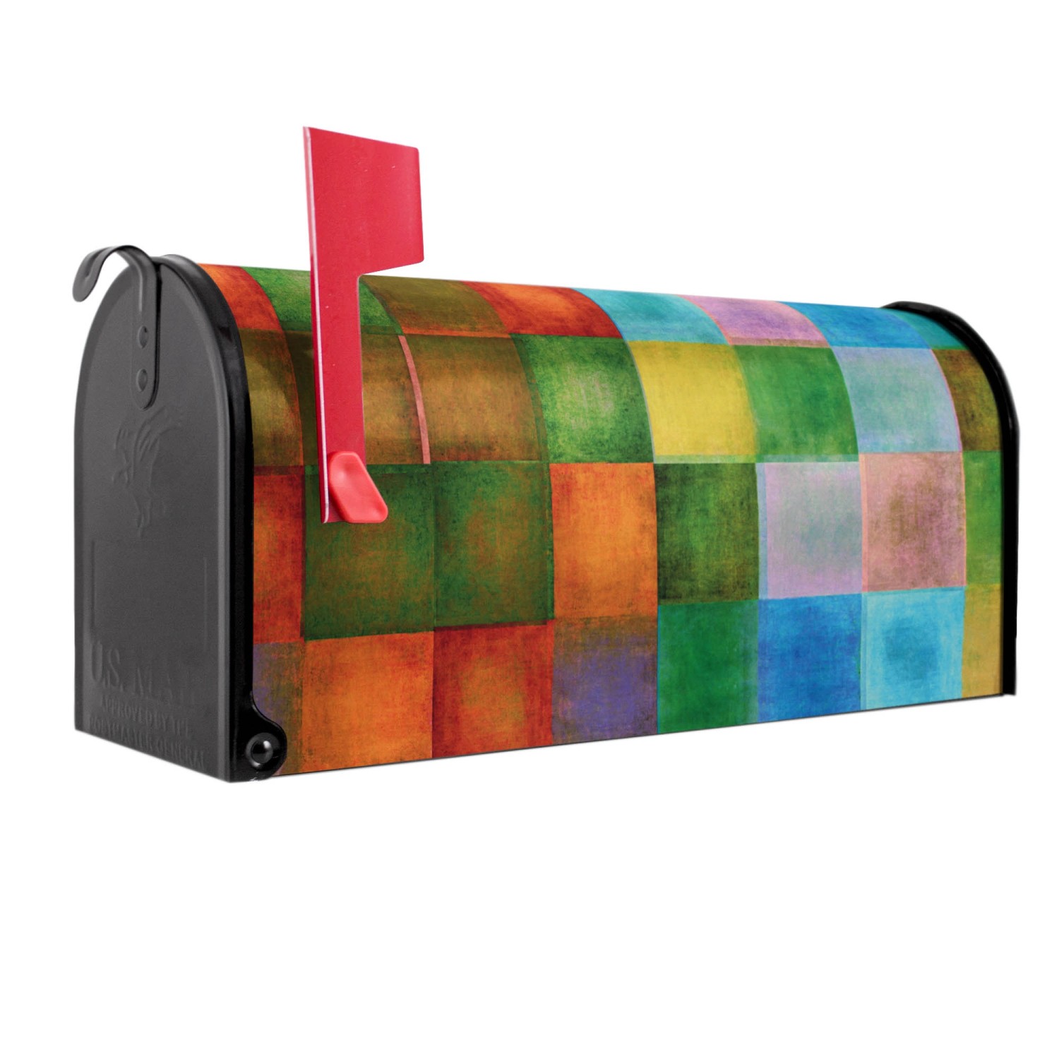 Banjado Amerikanischer Briefkasten Schwarz 48x22x16cm US Mailbox Letterbox günstig online kaufen