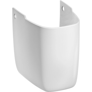 Geberit Renova Plan Halbsäule, 22,5 cm, für Handwaschbecken, weißes Sanitärporzellan.