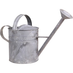 Zink-Gießkanne, 6,5 Liter, im Shabby-Look für Garten und Innenbereich.