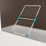 Wäscheständer SuperDry Wing Mint, kompakter Flügelwäschetrockner für Badewanne, Dusche oder Balkon.