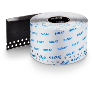 Siga Fentrim 2 Klebeband, 15/135 mm x 25 m Rolle, Dämmstoffzubehör für winddichte Fenster- und Türrahmenverklebung.