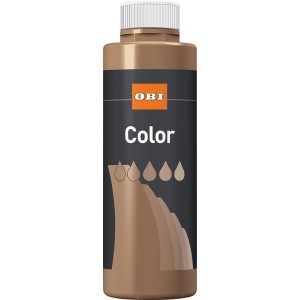 OBI Color Voll- und Abtönfarbe Oxidbraun, matte Farbe im 500 ml Gebinde.