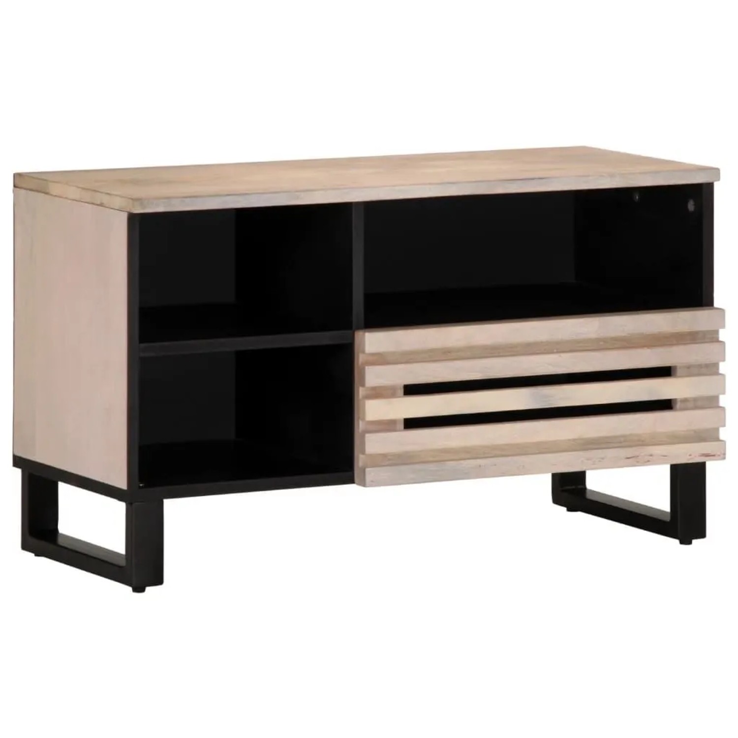 vidaXL TV-Schrank 80x34x46 cm Massivholz Mango 377522 günstig online kaufen