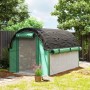 Outsunny Gewächshaus mit aufrollbaren Seitenwänden, 3x2x2 m, im Garten.