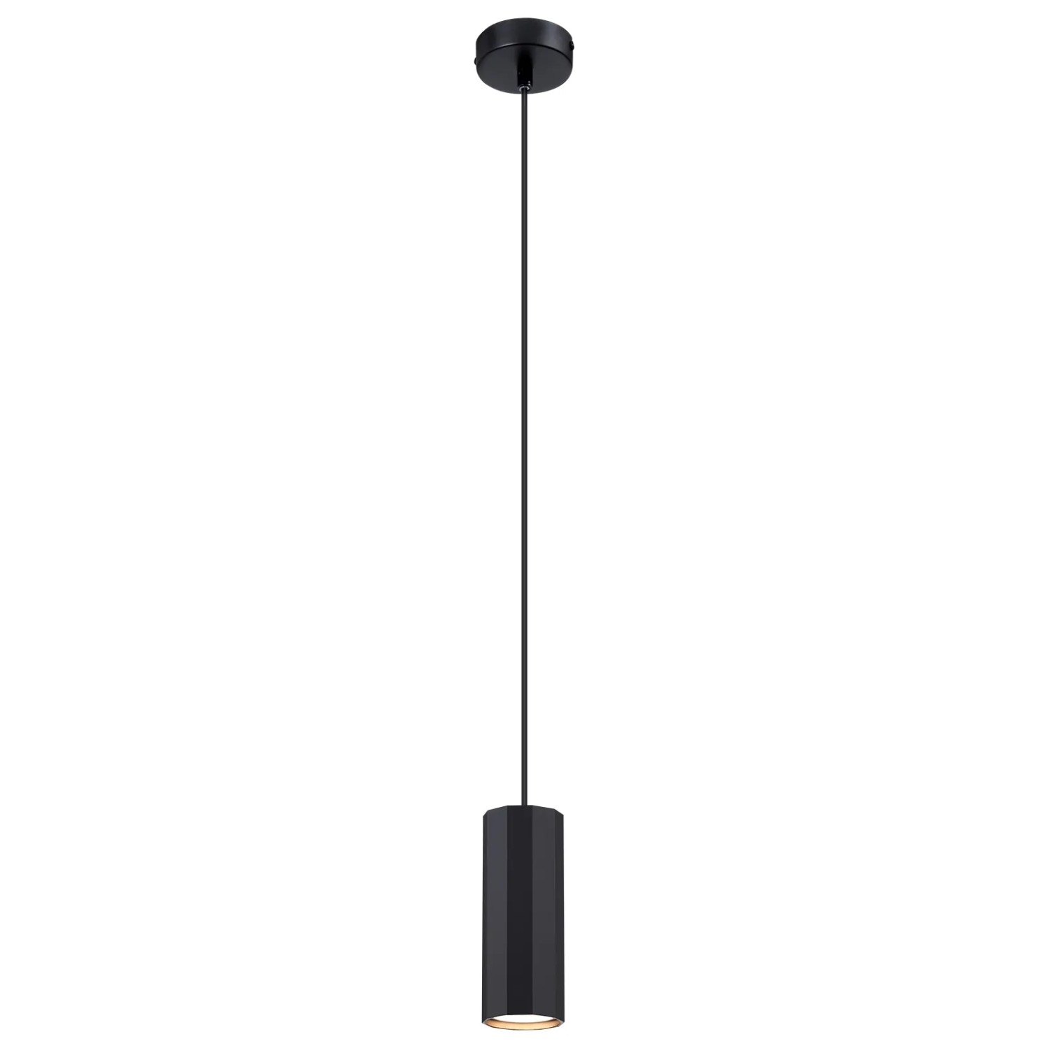 NETTLIFE Pendelleuchte aus Metall L170cm Schwarz 40W GU10