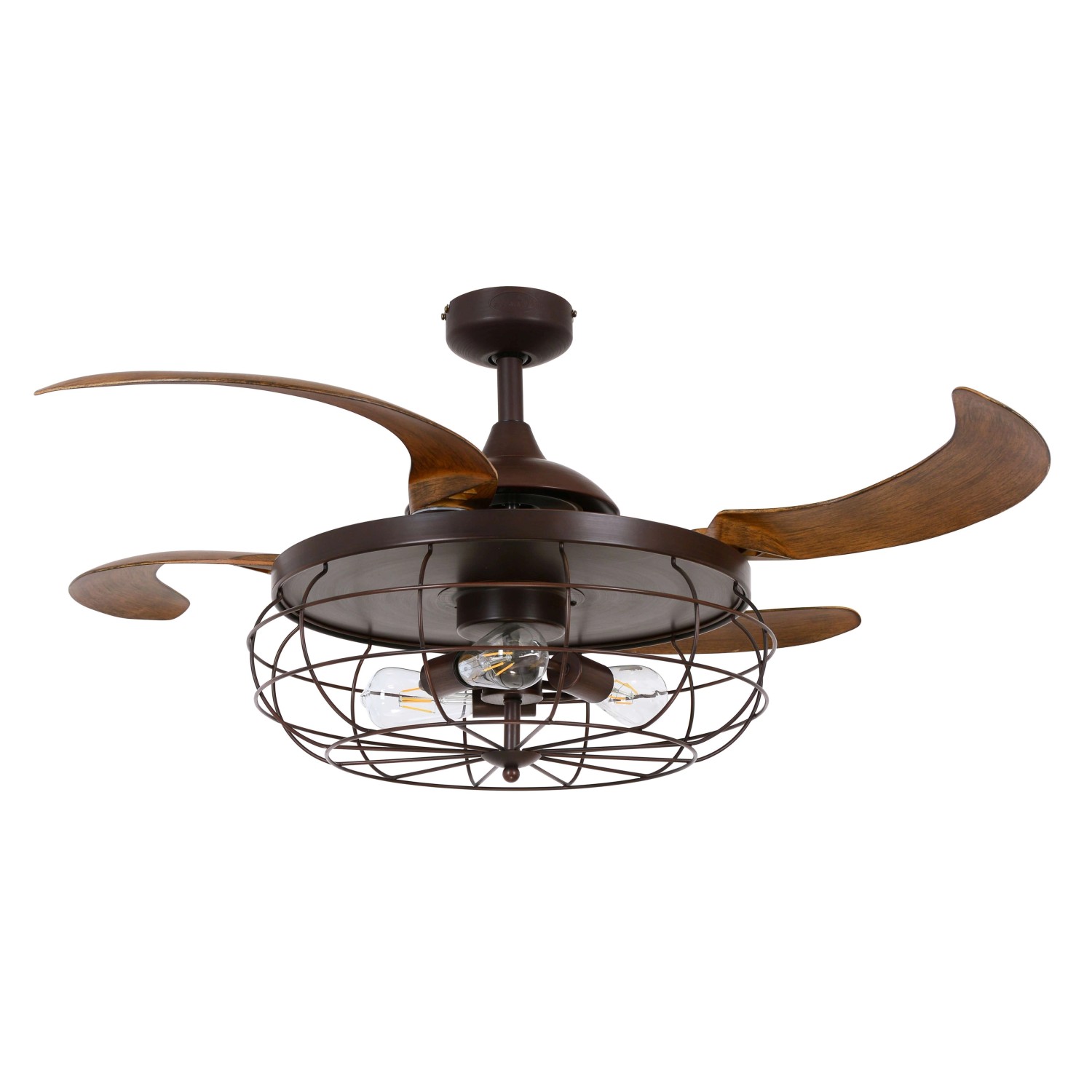 Beacon Deckenventilator Licht Fanaway Industri braun leise günstig online kaufen