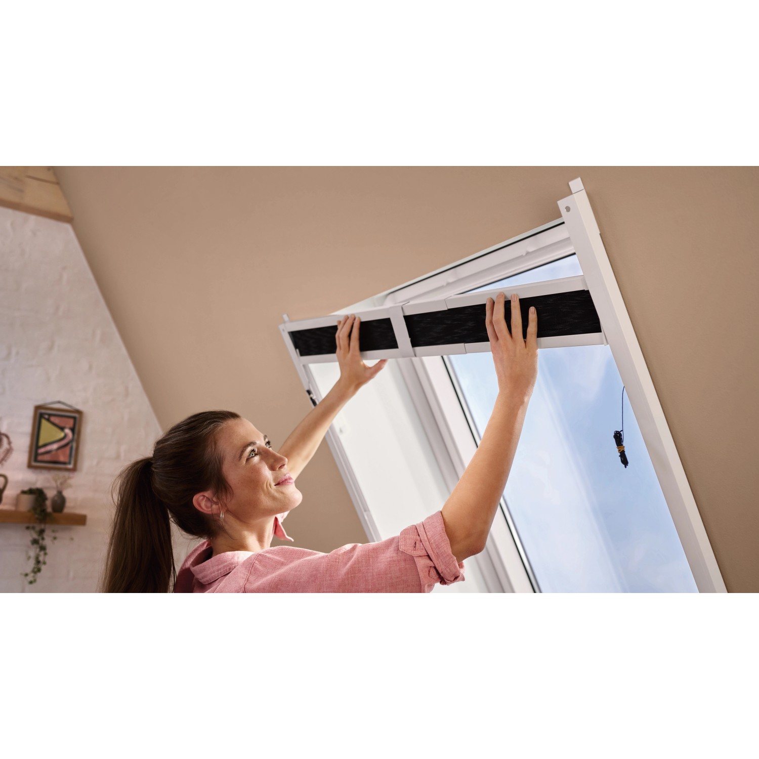 tesa® AluInsektenschutzPlissee teleskopierbar für Dachfenster kaufen