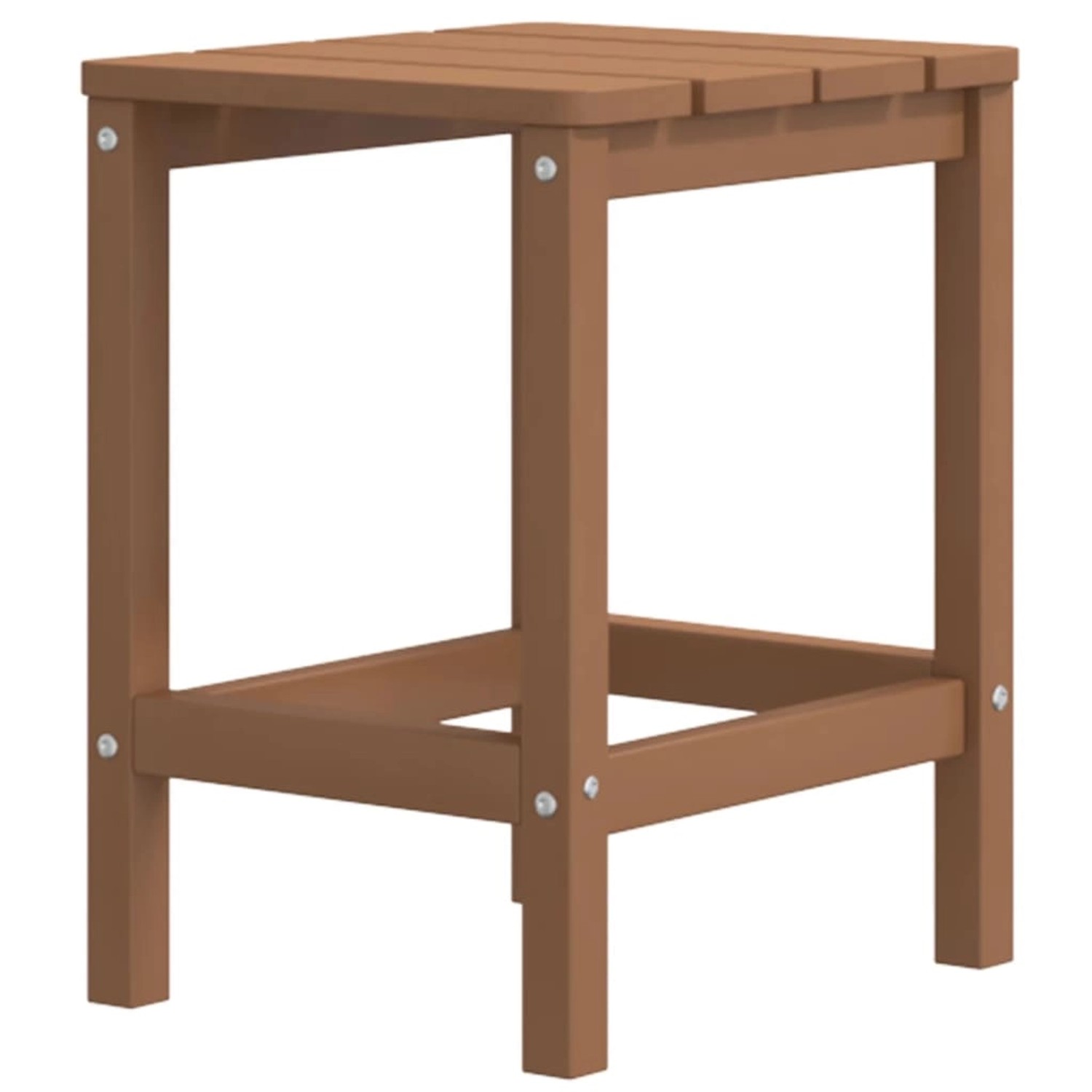 vidaXL Adirondack-Gartentisch Braun 38x38x46 cm HDPE 318643 günstig online kaufen