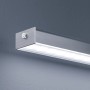 Moderne Fischer & Honsel LED-Pendelleuchte Vitan TW in Nickel, dimmbar und mit einstellbarer Lichtfarbe.