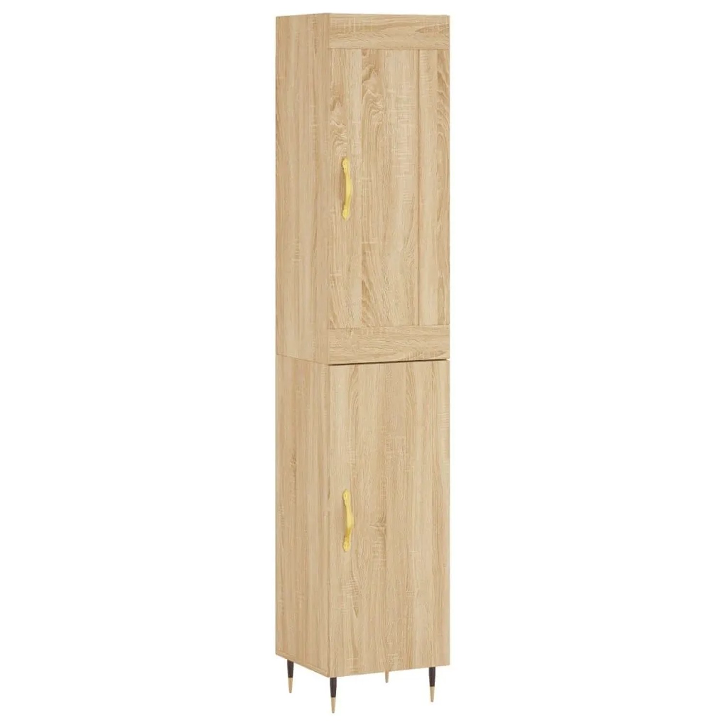 vidaXL Highboard Sonoma-Eiche 34,5x34x180 cm Holzwerkstoff 3200116