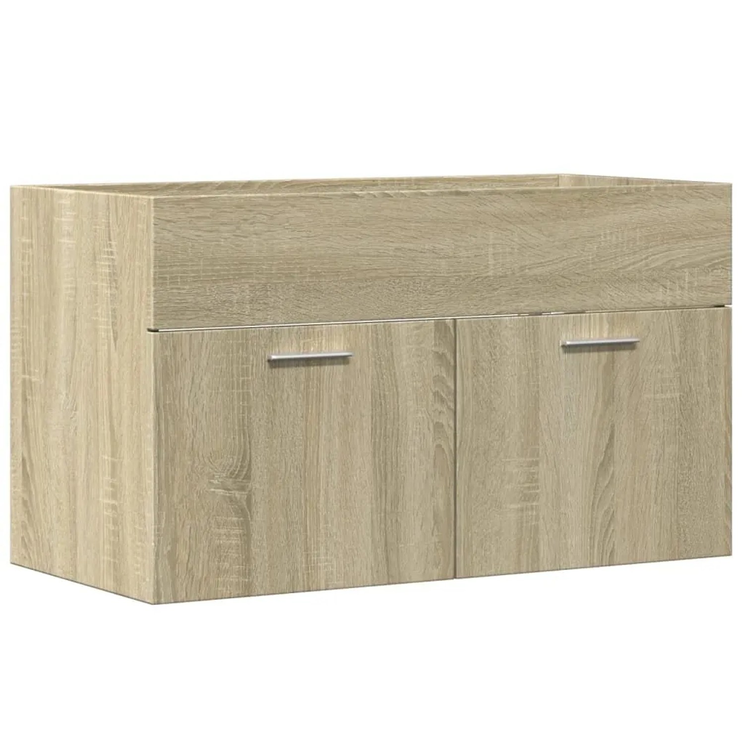vidaXL Waschbeckenunterschrank Sonoma-Eiche 80x38,5x46cm Holzwerkstoff 8562 günstig online kaufen
