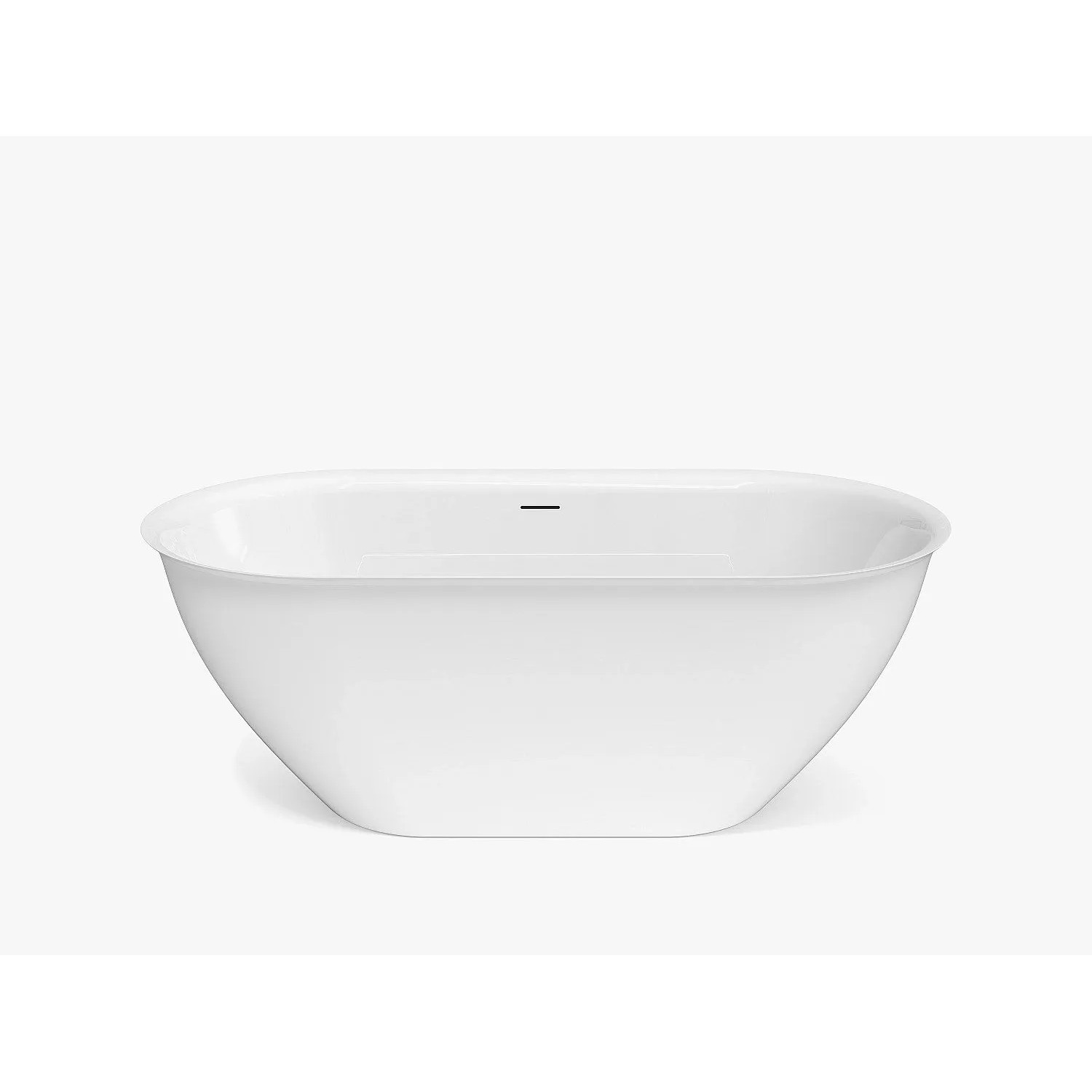 Vente-unique Freistehende Badewanne Sortino Weiß 160 cm