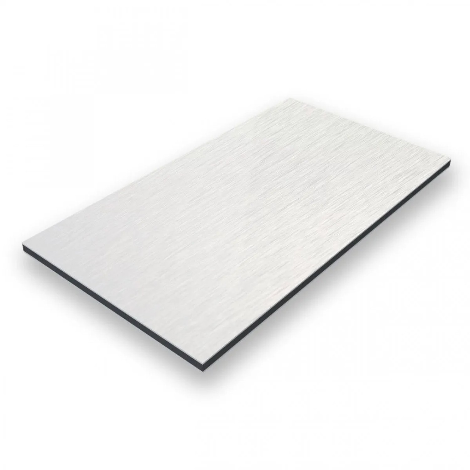 Aluverbund24 150x150cm Aluverbundplatte Aluminiumverbund Silber-Gebürstet 001 3mm 0,3mm