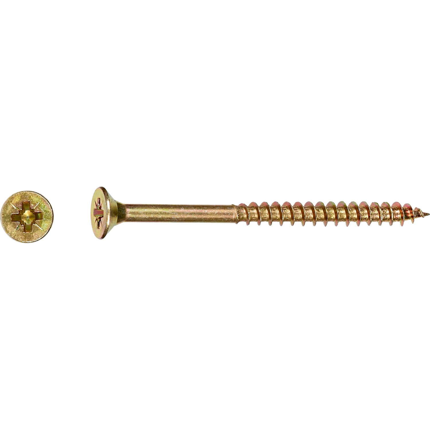 LUX Senkkopf Spanplattenschraube PZ-Antrieb Ø 6 mm x 100 mm 100 Stück