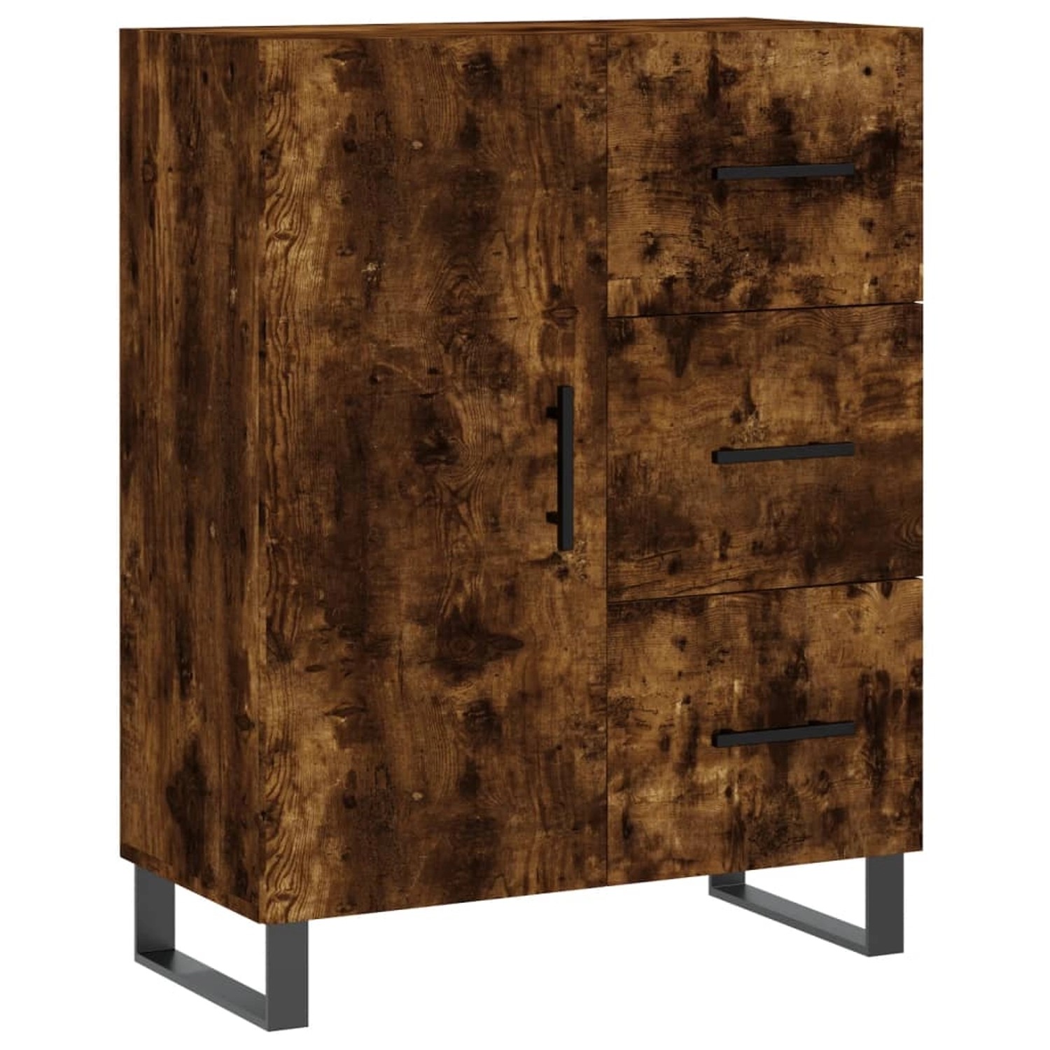 vidaXL Sideboard Räuchereiche 69,5x34x90 cm Holzwerkstoff 827945 günstig online kaufen