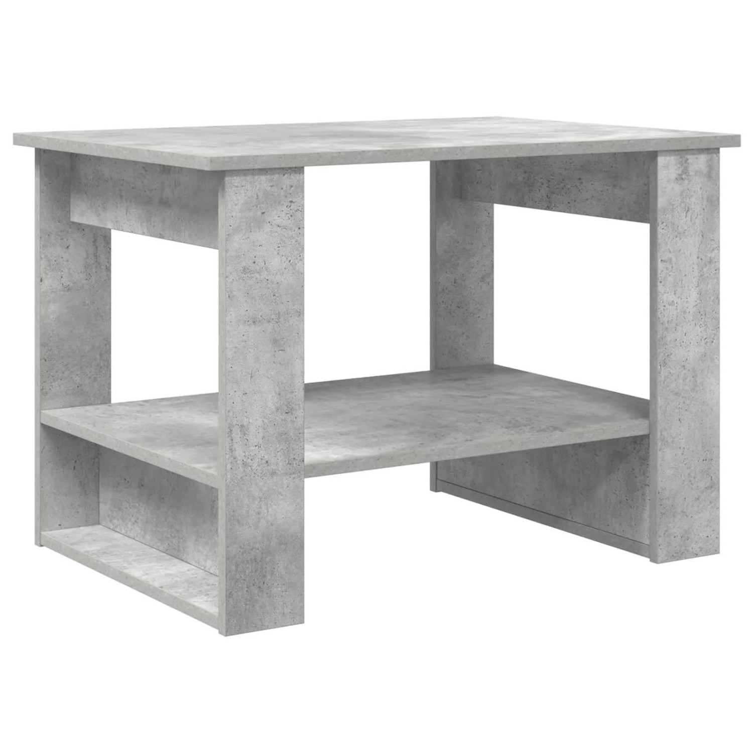 vidaXL Couchtisch Beton Grau 72 x 50 x 50 cm Holzwerkstoff 8000191 günstig online kaufen