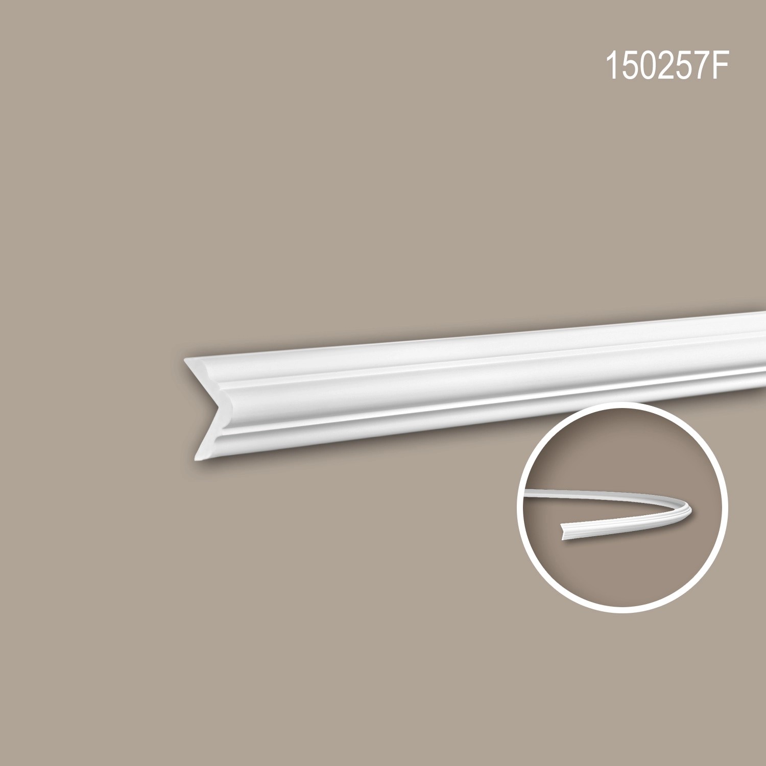 PROFHOME 150257F Flexible Eckleiste Stuckleiste aus Flexiblem Polyurethan 2 günstig online kaufen