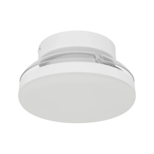 Weißer Eglo LED-Deckenventilator Hovley, Ø 41cm, für kleine Räume. Ventilator mit Licht.
