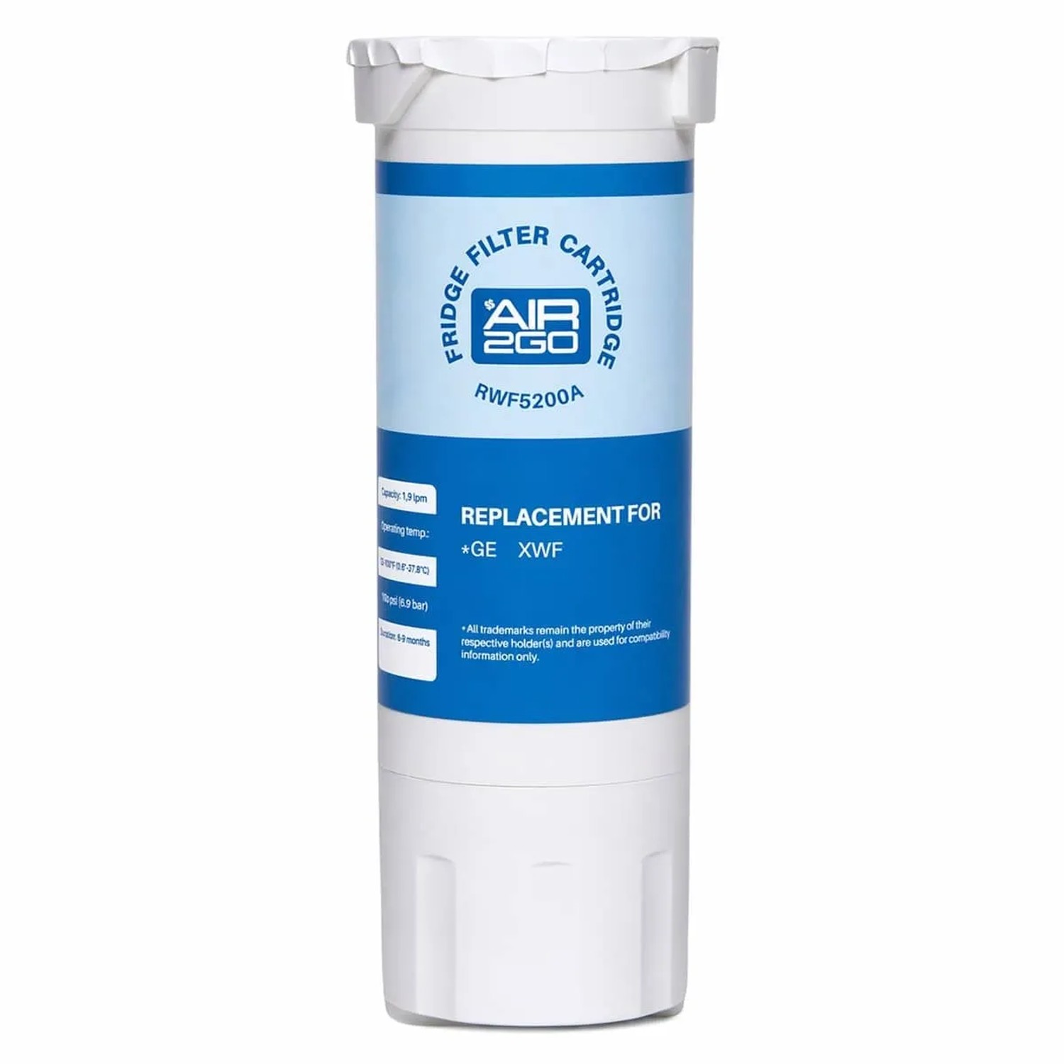 AIR2GO Wasserfilter für GE XWF