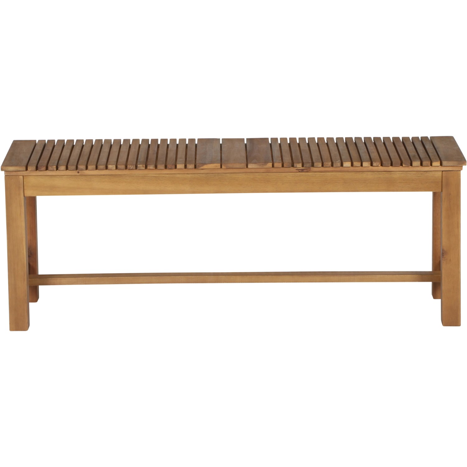 Siena Garden Tennisbank Falun, 2-Sitzer Gartenbank aus Akazienholz, beige, 120 cm breit.