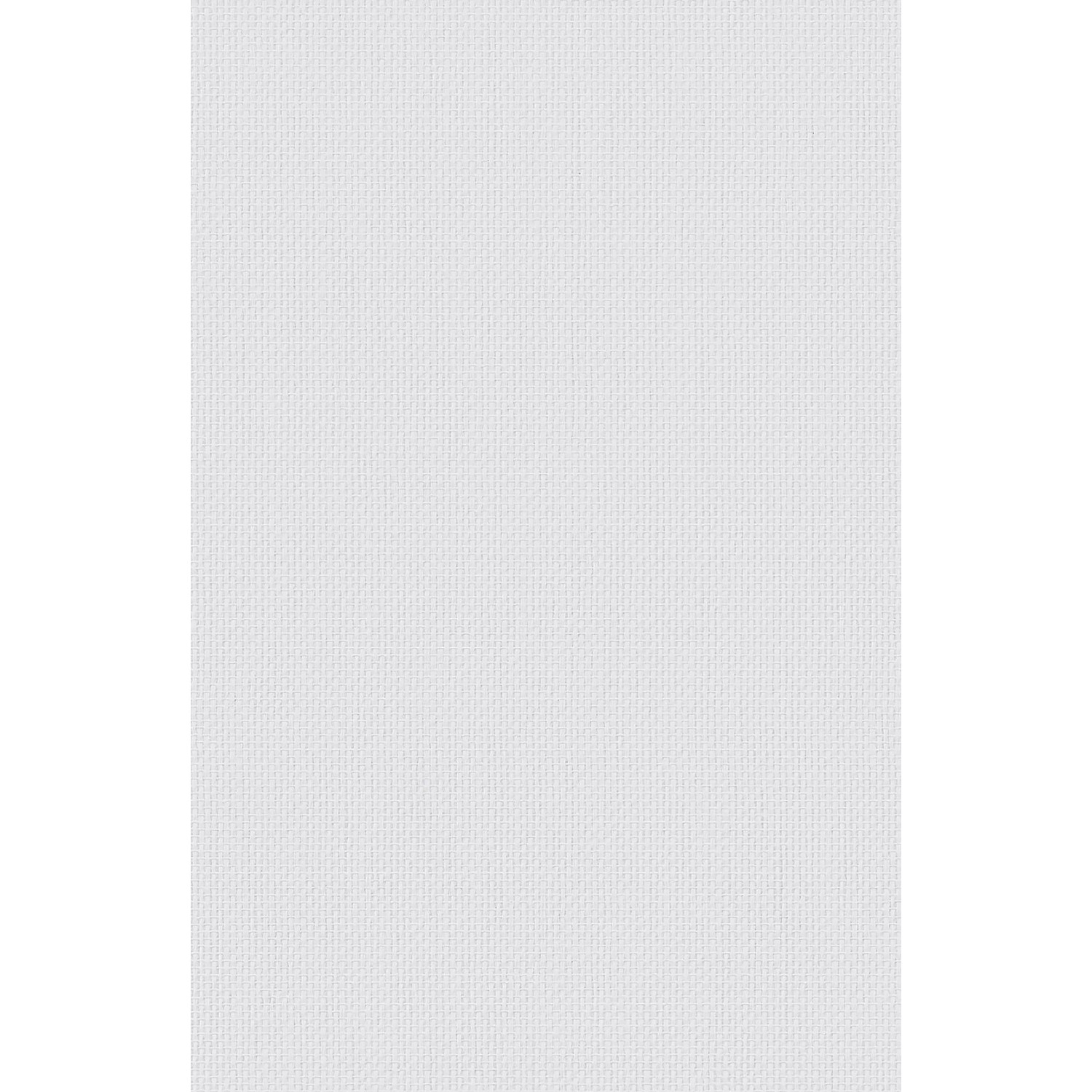 Weiße Glasfasertapete mit grober Struktur zur individuellen Wandgestaltung.