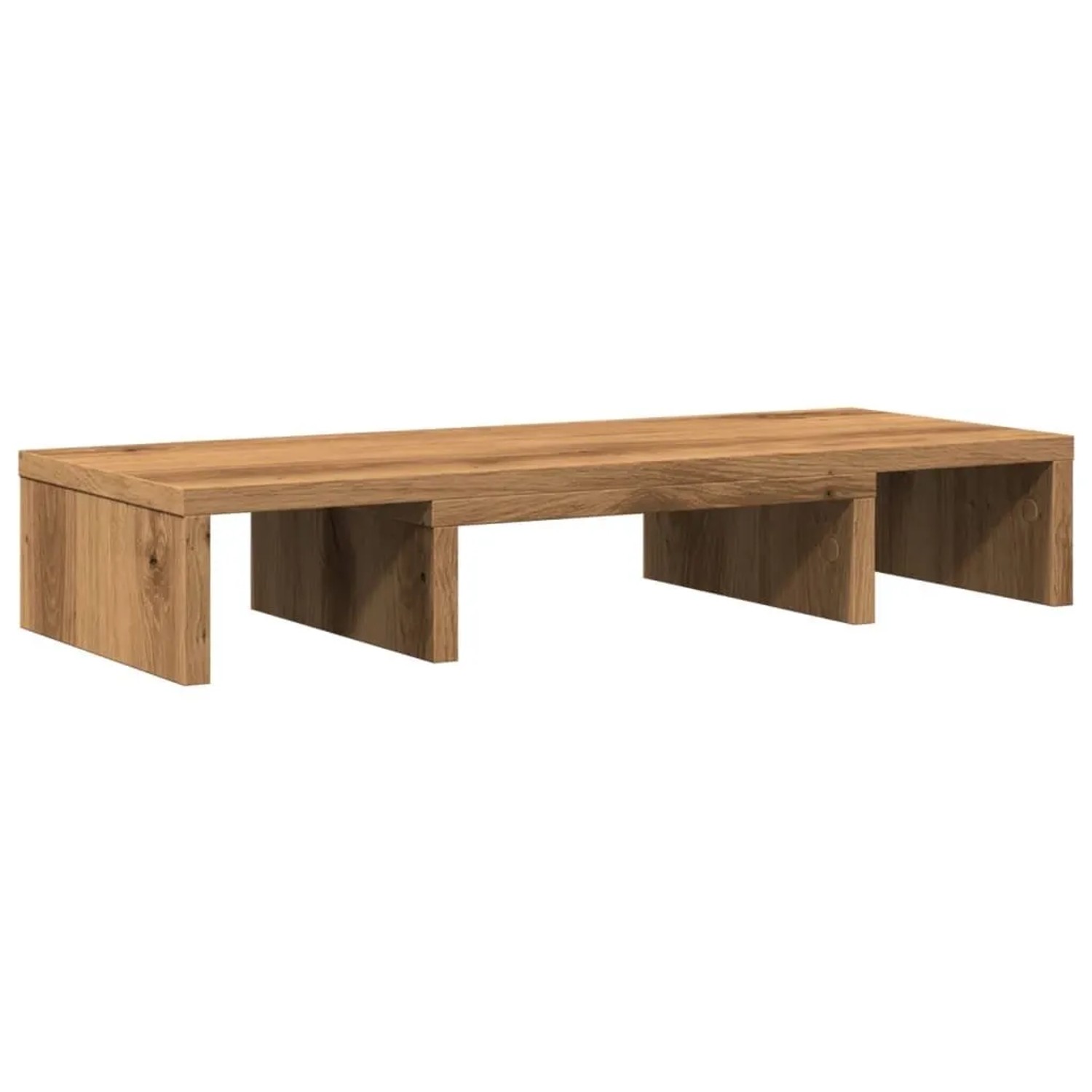 vidaXL Monitorständer Verstellbar Artisan-Eiche 60x24x10,5 cm 854633