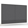 Siena Garden Sichtblende 300x210 cm für Schattenmanufaktur Pergola, anthrazitfarbener Wind- und Blickschutz.