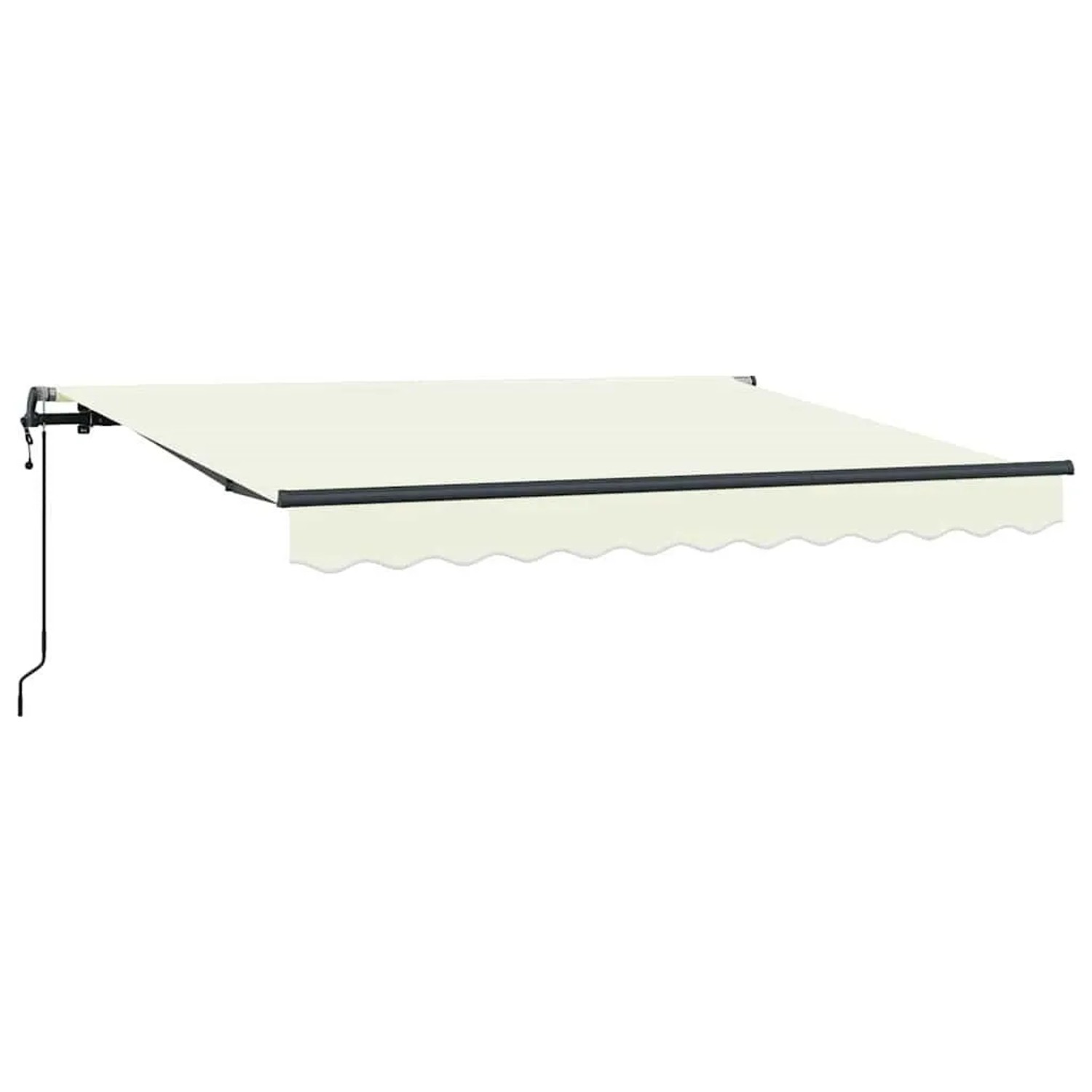 vidaXL Einziehbare Markise Creme 250 x 200 cm Stoff 3329360