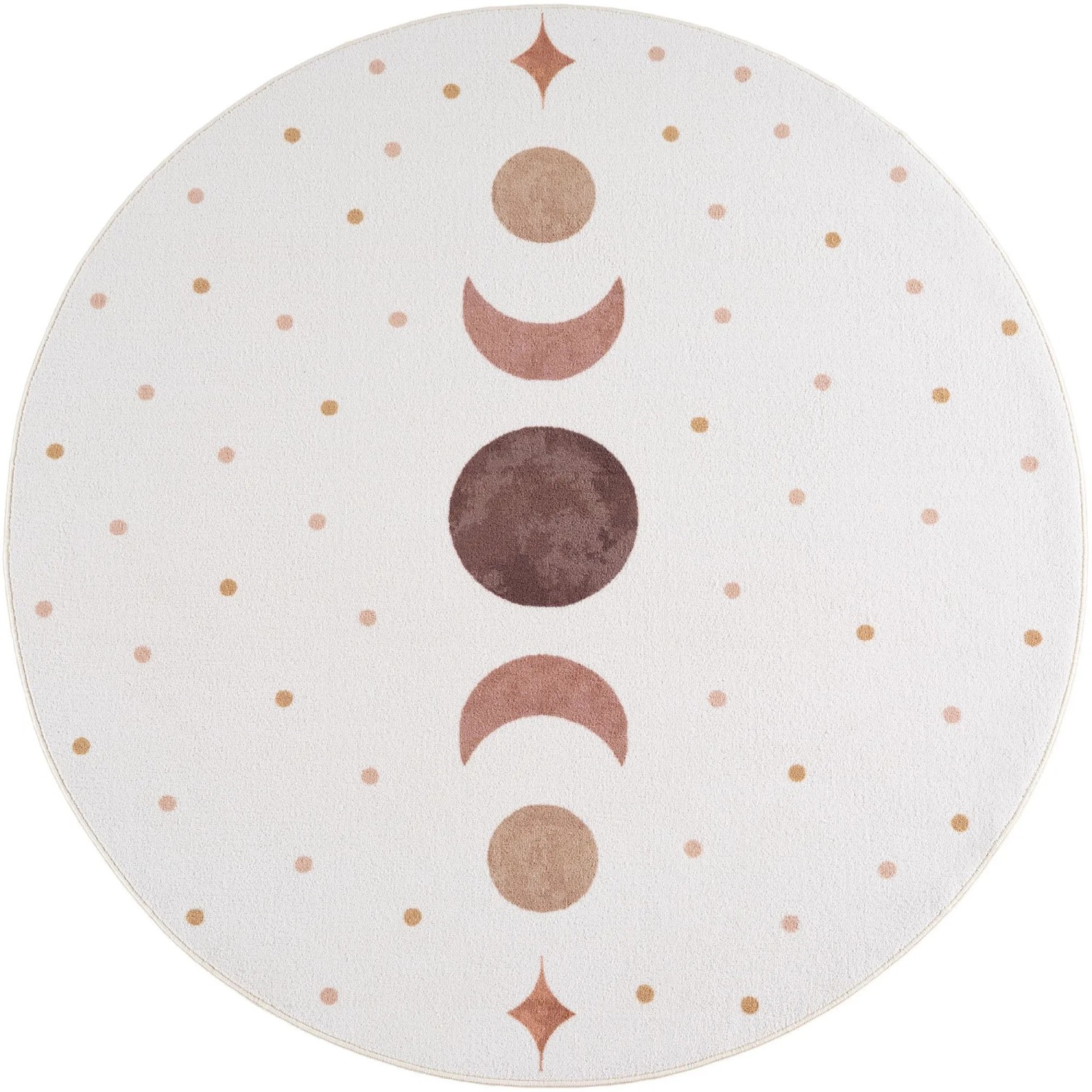 Ayyildiz Kinderteppich Coco 1136 Creme Ø 200 cm