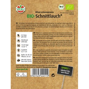 Sperli Kräuter Schnittlauch Staro Samenpackung für aromatische Kräuter.