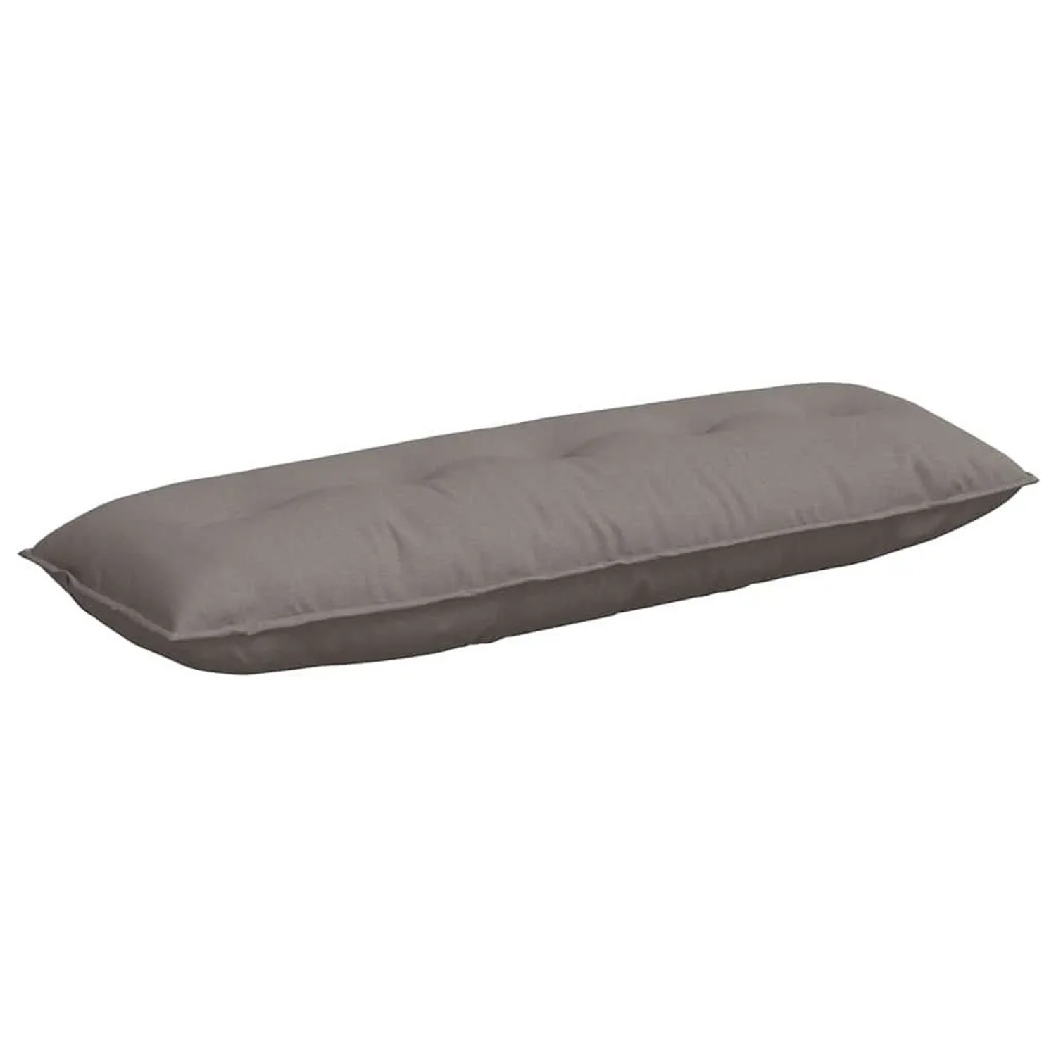 vidaXL Rückenkissen Taupe 140 x 19 x 50 cm Stoff 42014836